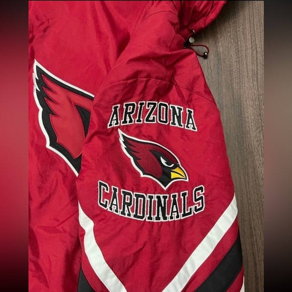 New Arizona Cardinals starter Zip / Snap Jacket - Mens XL - Picture 10 of 13